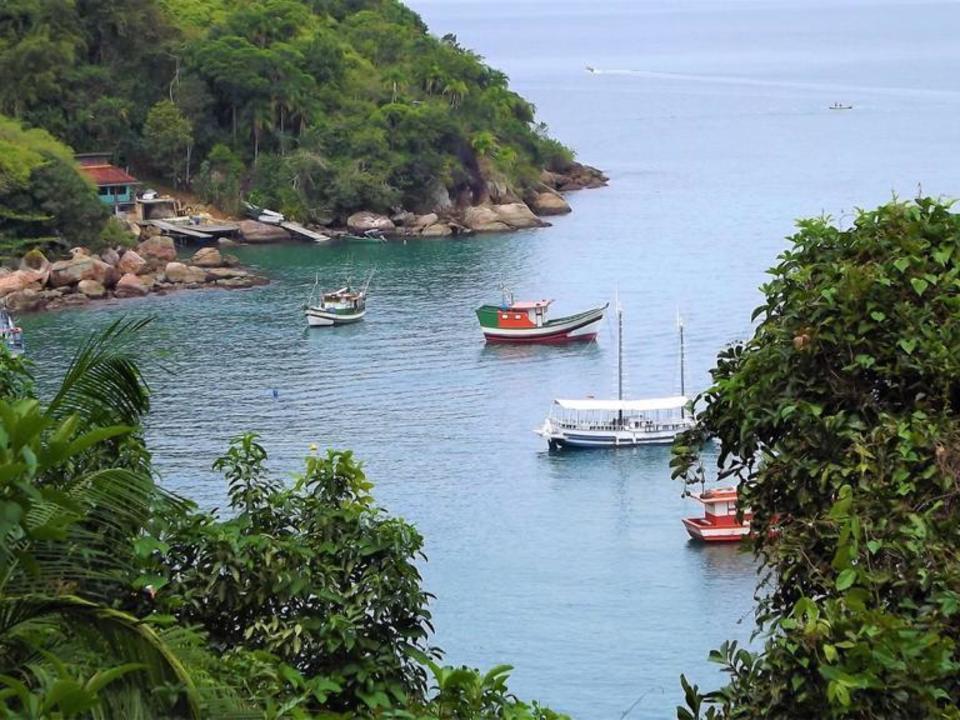 Deck Da Villa Pousada Ubatuba Exterior photo