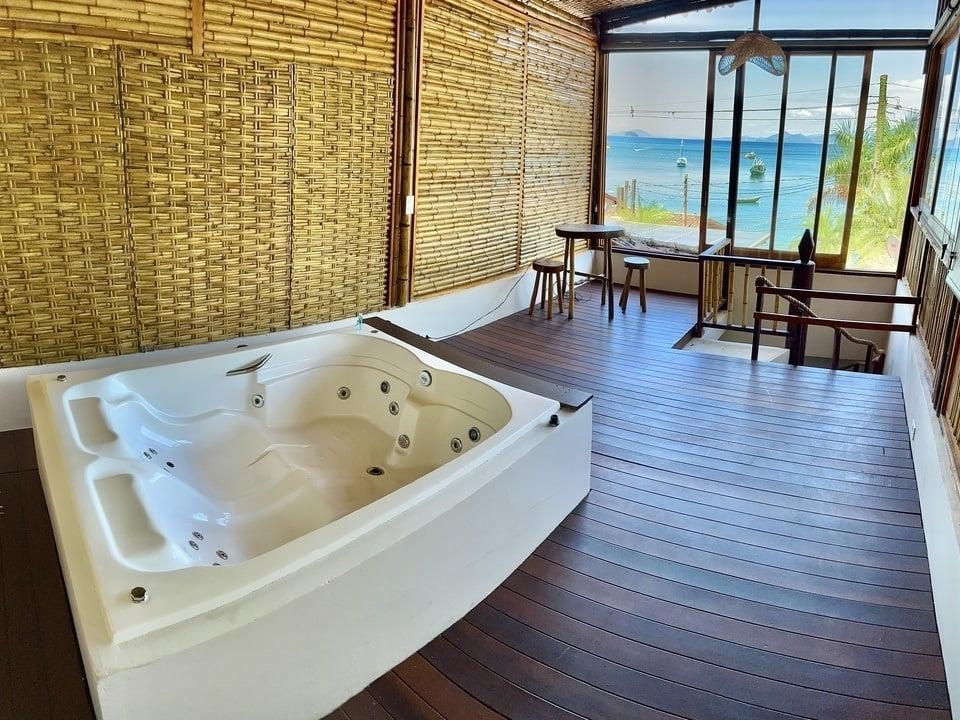 Deck Da Villa Pousada Ubatuba Exterior photo