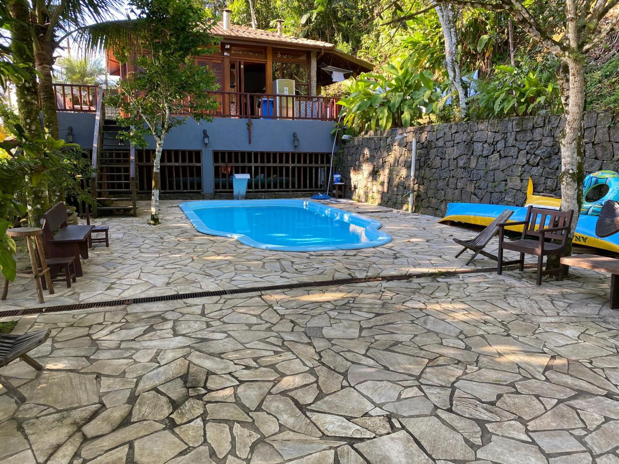 Deck Da Villa Pousada Ubatuba Exterior photo