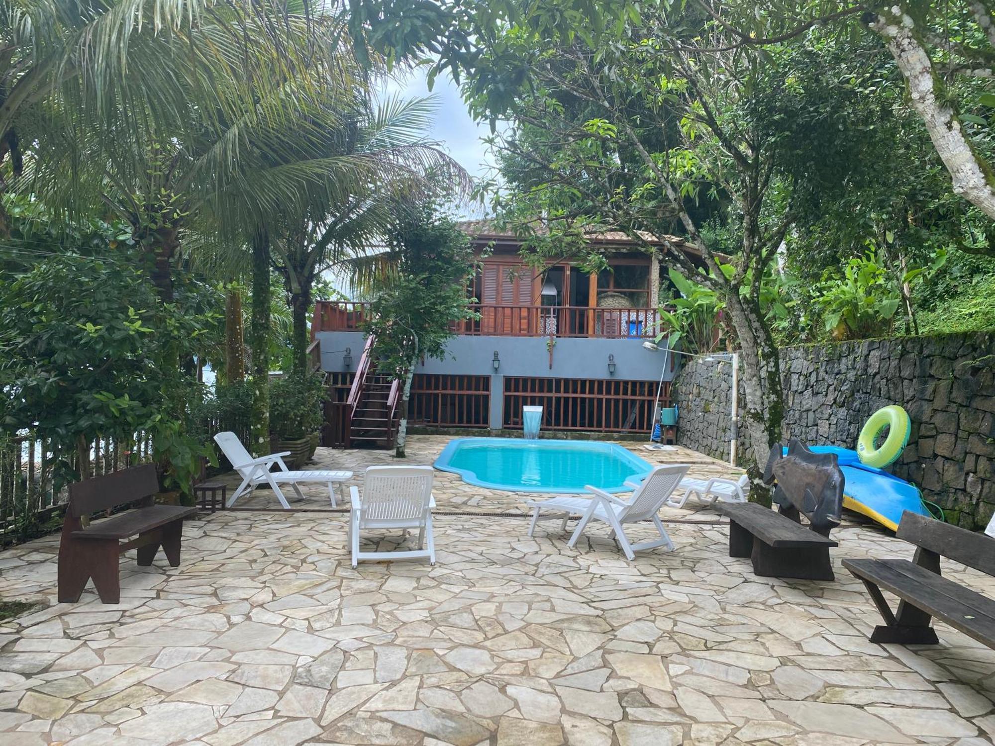 Deck Da Villa Pousada Ubatuba Exterior photo